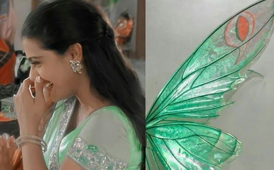 8 Editan foto Kajol memiliki sayap ini bagai ibu peri