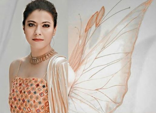 8 Editan foto Kajol memiliki sayap ini bagai ibu peri
