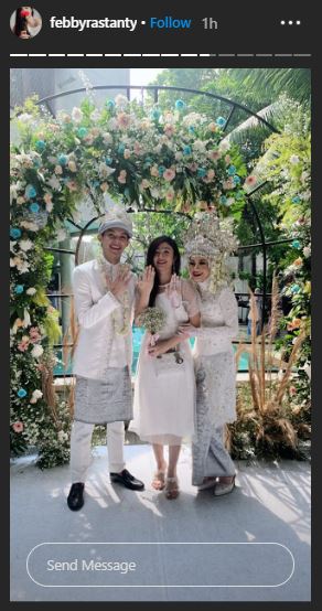 Gaya 9 seleb hadiri pernikahan Dinda Hauw, dress code serba putih