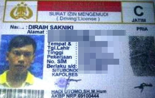 8 Nama unik di SIM ini cuma ada di Indonesia