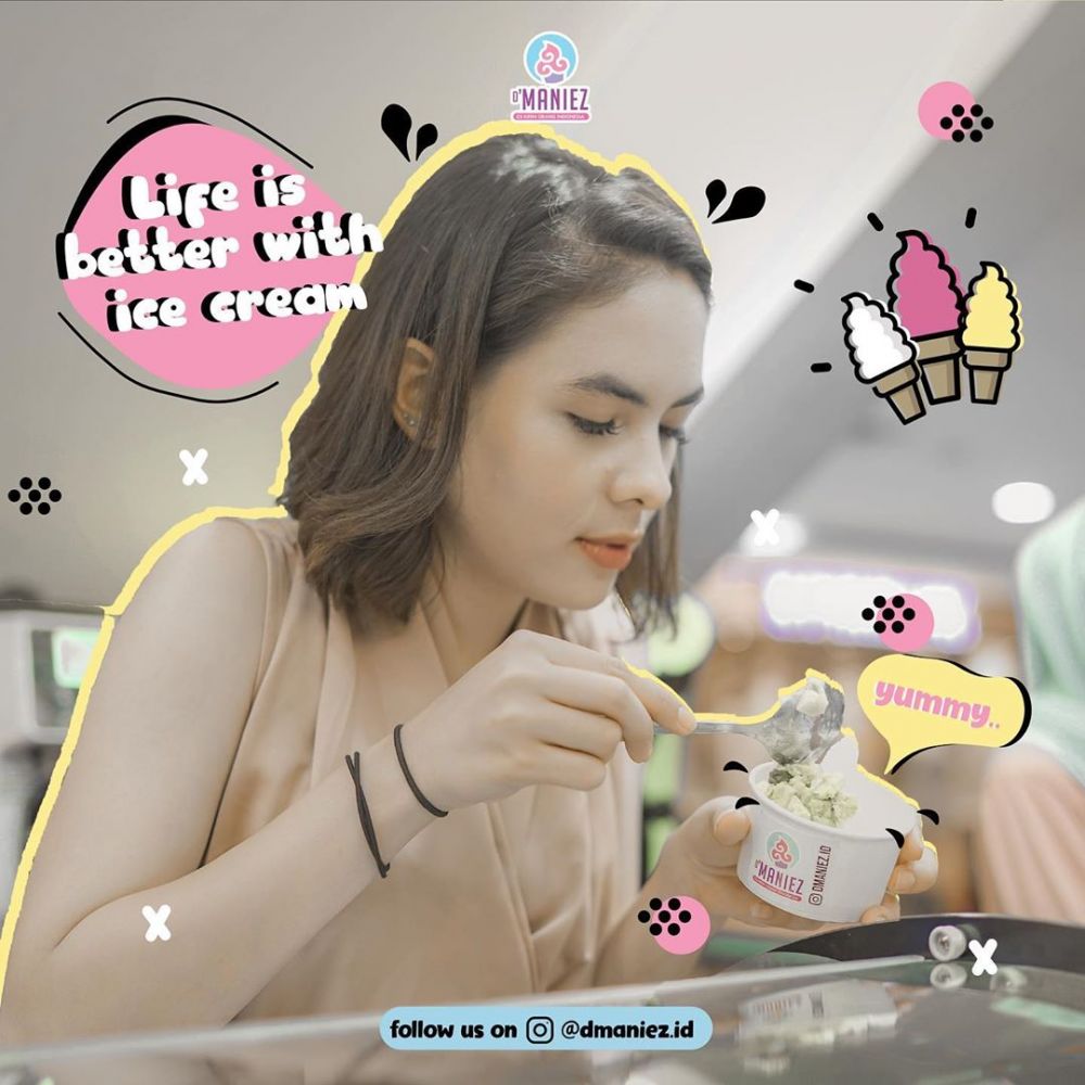 Punya bisnis sampingan, 5 seleb ini buka usaha kedai es krim