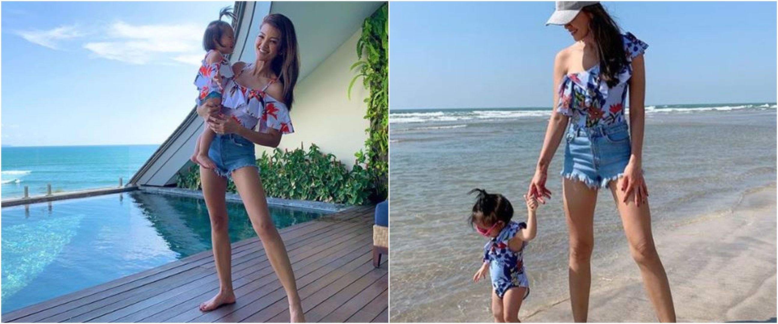 6 Potret Farah Quinn kembaran baju bareng putri dan bonekanya