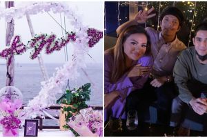 7 Momen seleb & publik figur hadiri ulang tahun Aurel Hermansyah