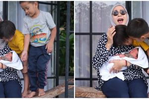 7 Momen Bhaj Kama anak Zaskia Adya Mecca jadi 'rebutan' kakaknya