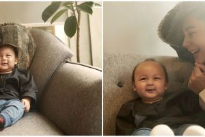 7 Momen pemotretan Paula Verhoeven & Kiano pakai topi bak koboi, gemas