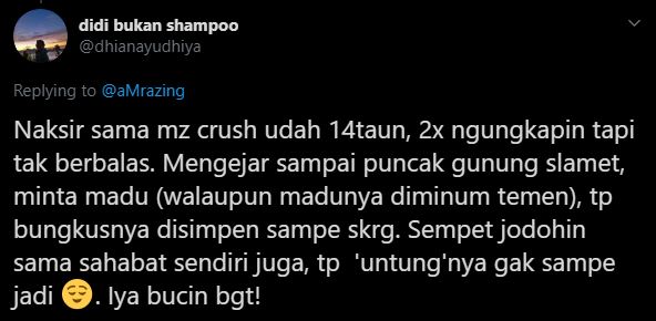10 Pengalaman cinta terbucin warganet ini bikin senyum ngenes