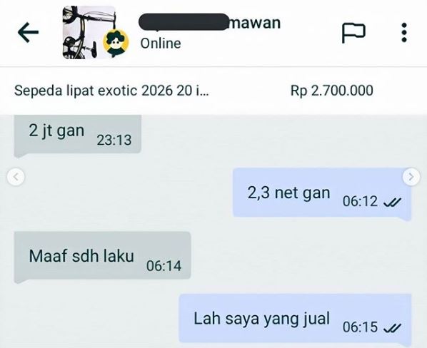 7 Chat penjual & pembeli online ini absurdnya bikin ketawa jengkel
