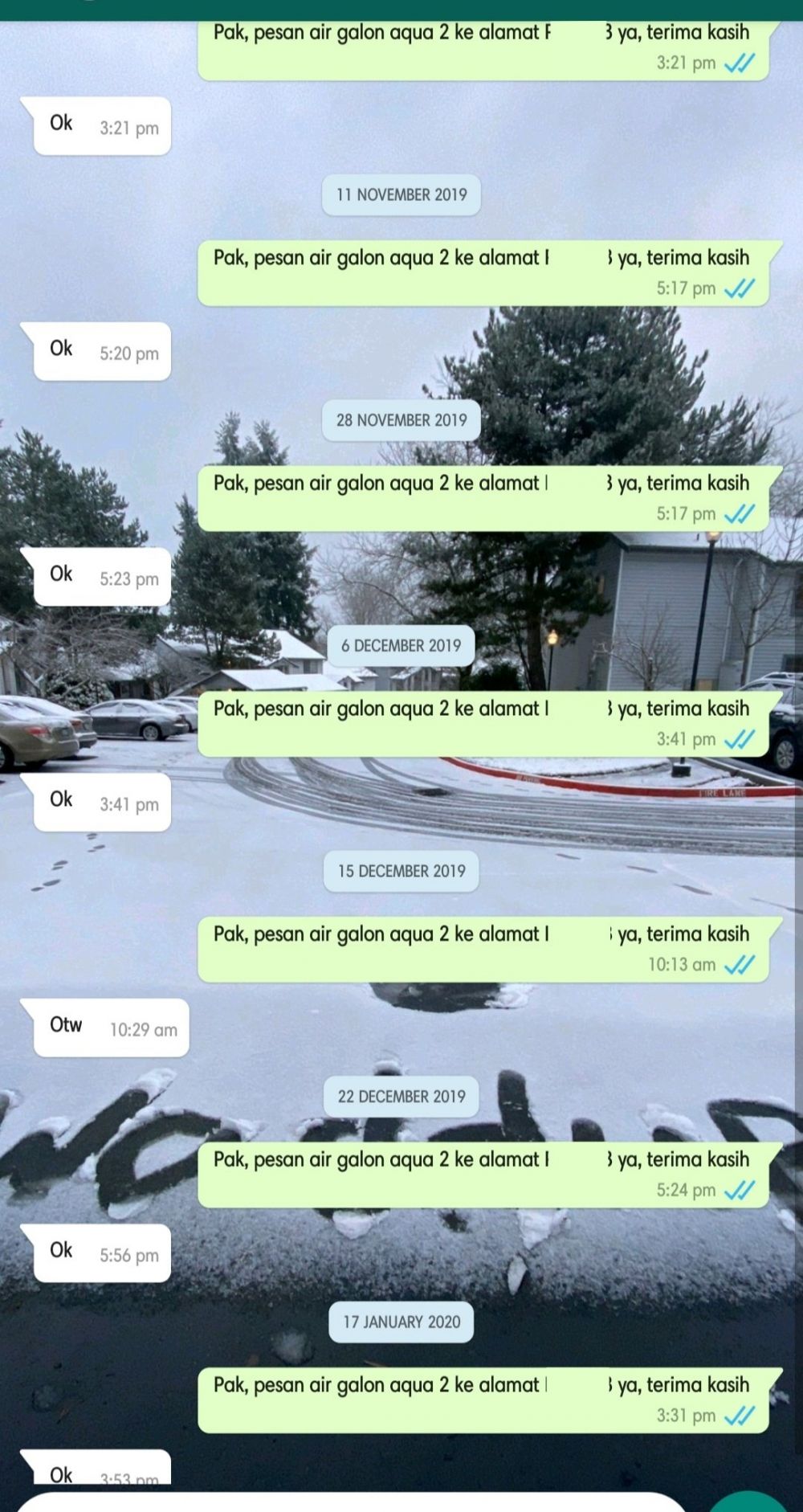 10 Chat lucu pedagang dan pembeli langganan, akrab banget