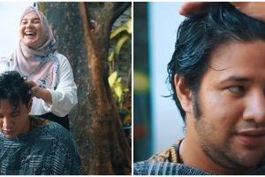 7 Momen Irish Bella ngidam potong rambut Ammar Zoni, hasilnya keren