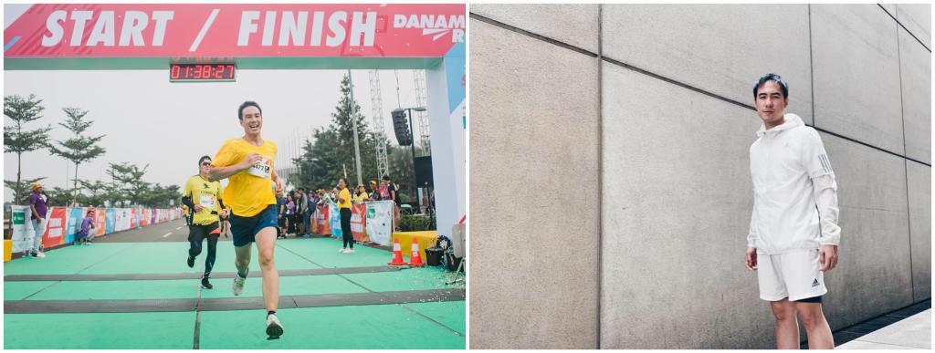 10 Potret Daniel Mananta saat olahraga, atletis