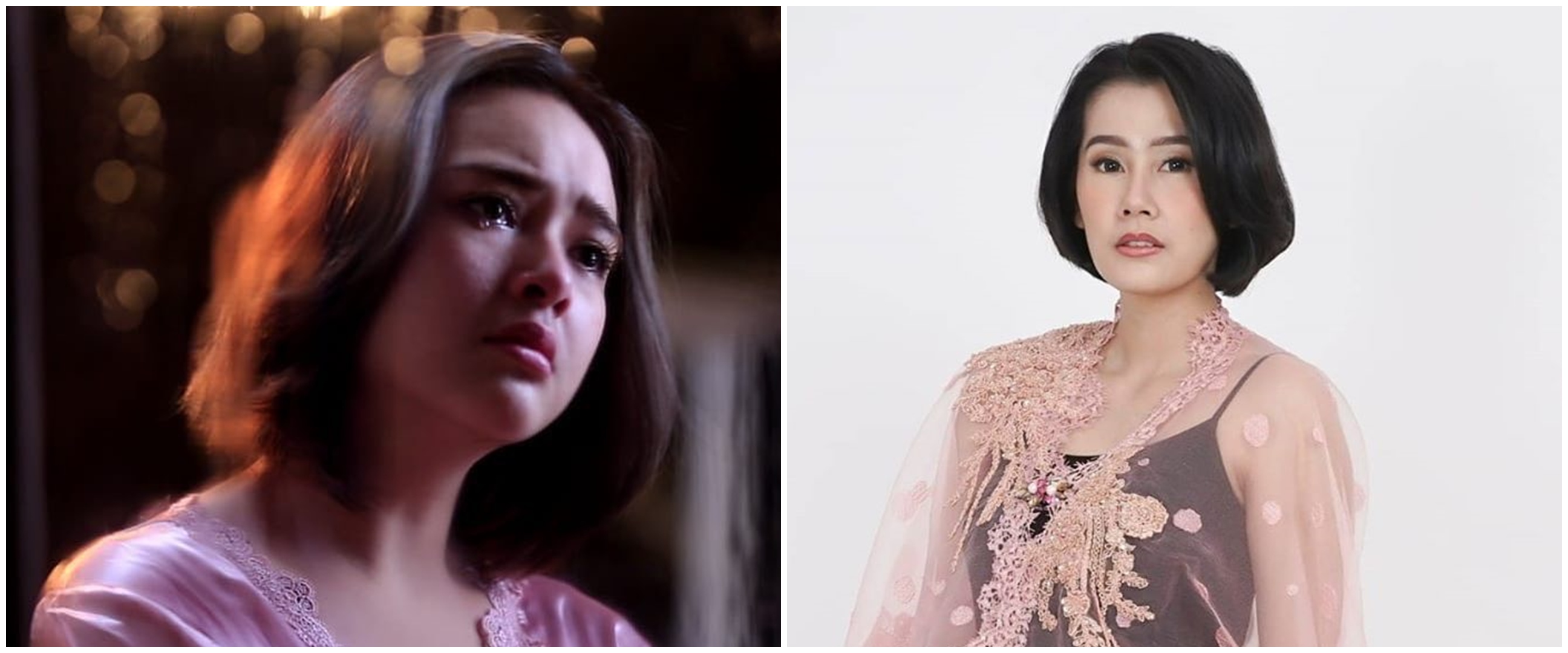 10 Seleb ini langganan peran istri tersakiti, aktingnya juara