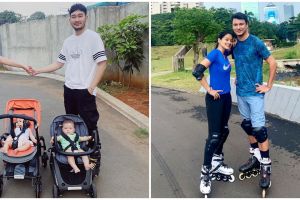 Bukan sepeda, 7 seleb ini curi perhatian saat bermain sepatu roda