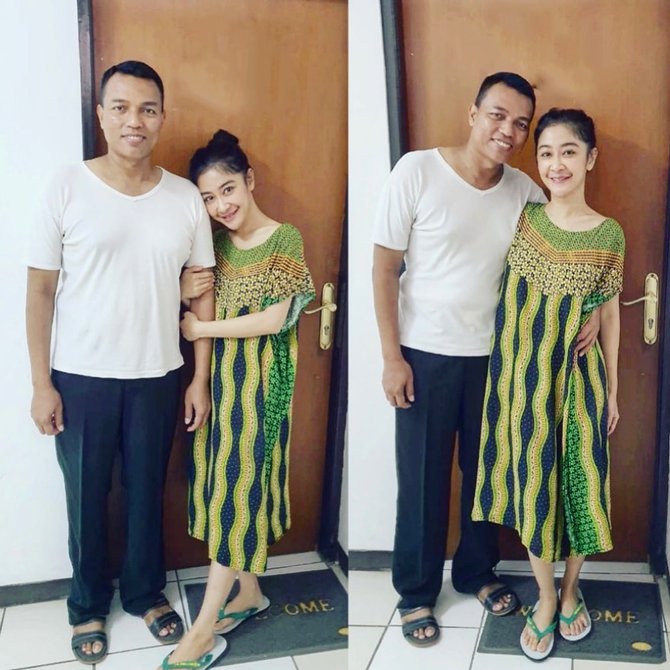 10 Gaya sederhana Uut Permatasari sehari-hari, hobi pakai daster