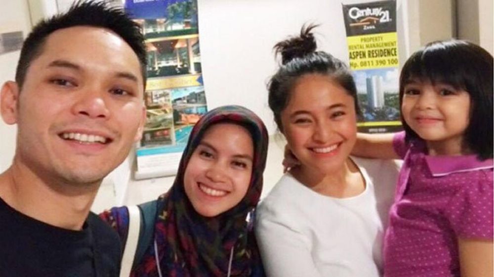 5 Momen Marshanda bareng istri Ben Kasyafani asuh Sienna, kompak