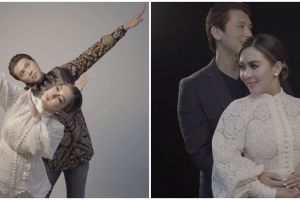 9 Gaya pemotretan Syahrini & Reino Barack, posenya antijaim