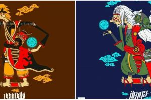 7 Karakter anime Naruto versi wayang, keren banget