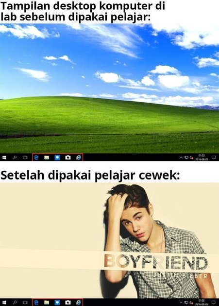 10 Meme pelajaran komputer di SMA, lucunya bikin senyum nostalgia