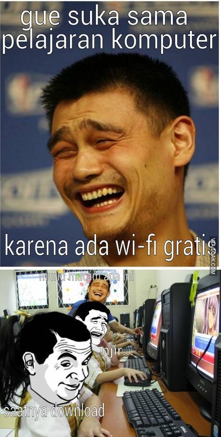 10 Meme pelajaran komputer di SMA, lucunya bikin senyum nostalgia