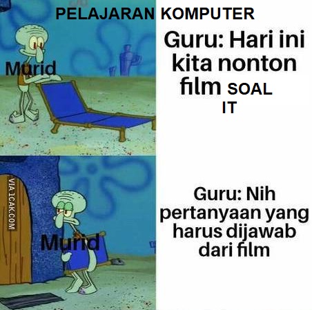 10 Meme pelajaran komputer di SMA, lucunya bikin senyum nostalgia
