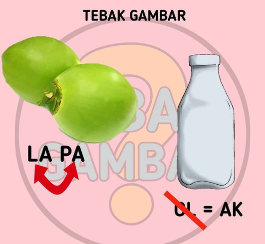 33 Potret tebak gambar absurd ini lucunya bikin mikir sampai kesel