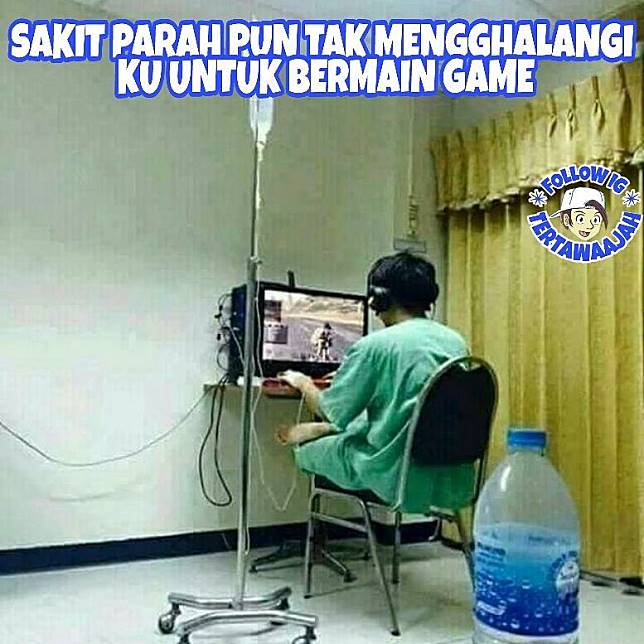 10 Meme lucu kecanduan game ini bikin para gamers senyum kecut