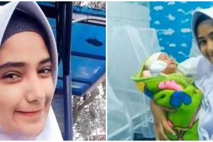 7 Potret Nadya istri Rizki D'Academy jadi calon bidan, cantik memesona