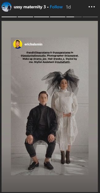 6 Potret maternity Ussy Sulistiawaty hamil anak ke-5, bergaya Korea