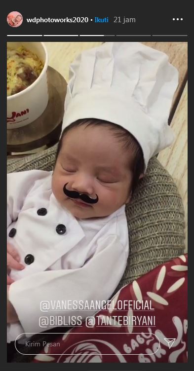 6 Pemotretan newborn anak Vanessa Angel, gemesinnya kebangetan