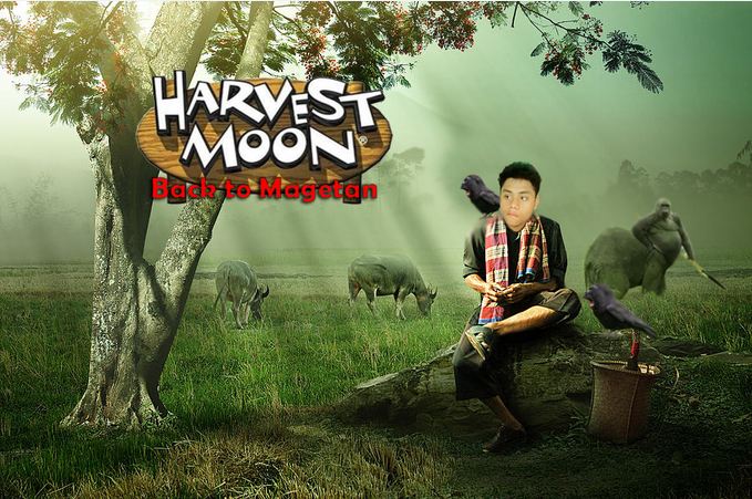 10 Foto editan Harvest Moon di kehidupan nyata versi lokal