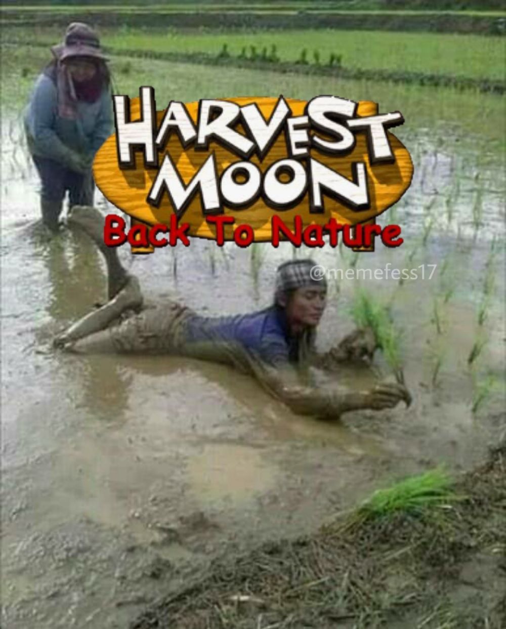 10 Foto editan Harvest Moon di kehidupan nyata versi lokal