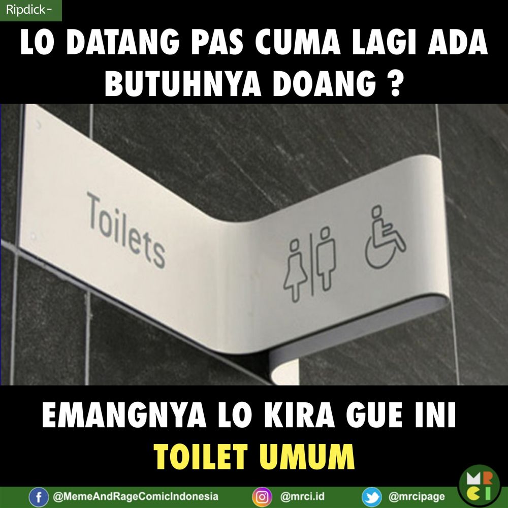 10 Meme lucu toilet ini bisa bikin auto gagal mulas