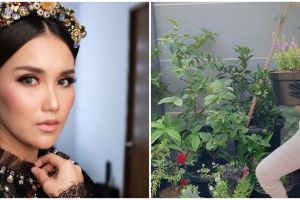 Tak takut kotor, ini 9 momen seru Ayu Ting Ting saat berkebun