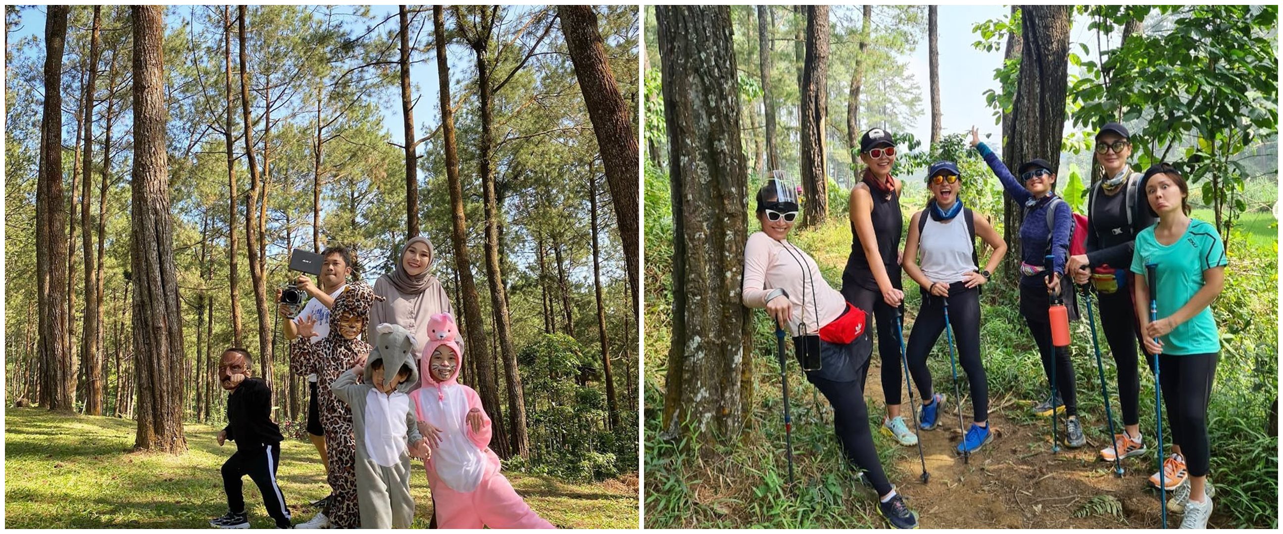 Cerita 5 seleb liburan bareng keluarga di alam, ada yang naik gunung