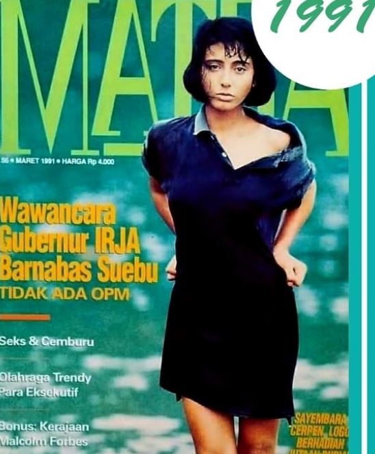 8 Potret Unique Priscilla semasa muda, kerap jadi cover girl majalah