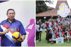 7 Momen SBY dampingi klub bola voli binaannya, penuh dukungan