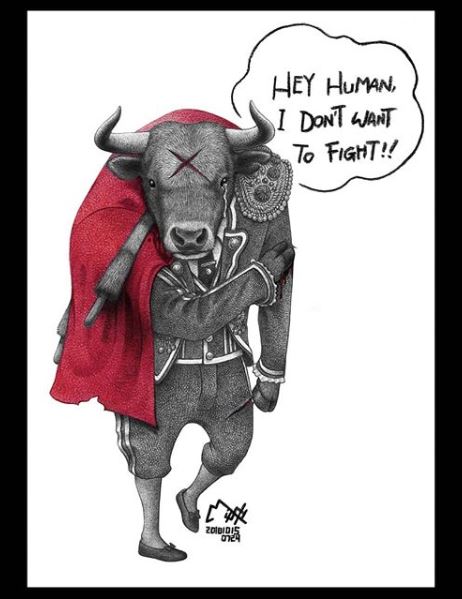 10 Ilustrasi curhatan hewan pada manusia ini mak jleb, bikin sedih