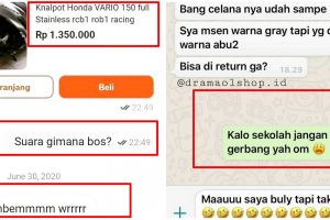 10 Chat lucu penjual online shop ngegas abis ini bikin cekikikan