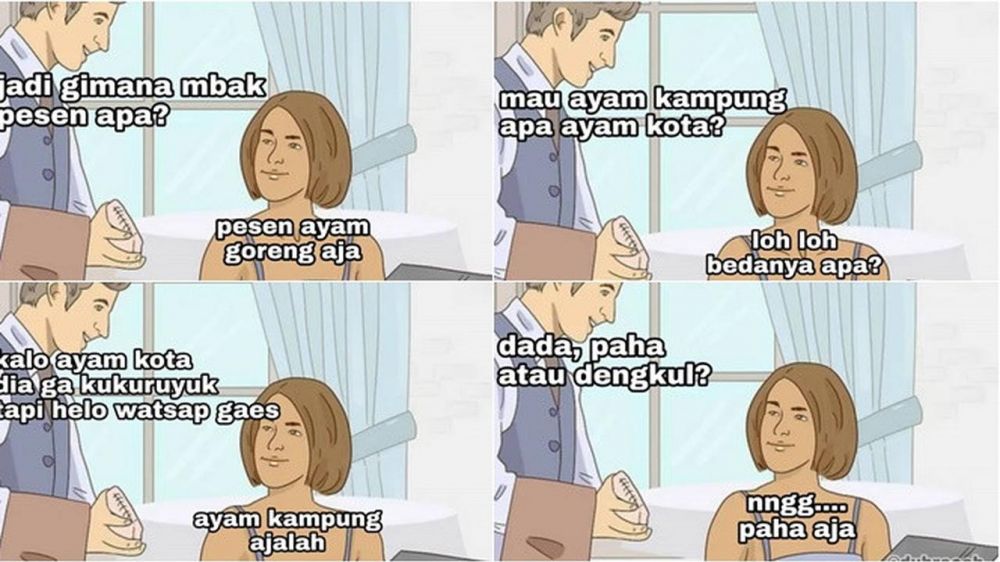 10 Meme lucu pesan makanan ini kocaknya bikin senyum kesal
