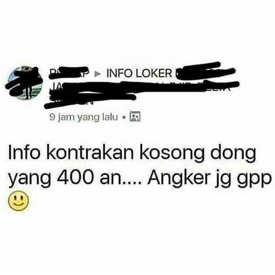 10 Status FB lucu di grup pencari kerja ini bikin geleng kepala