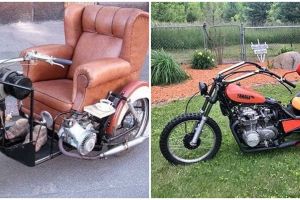 10 Potret modifikasi jok motor bikin tepuk jidat, jadi WC duduk