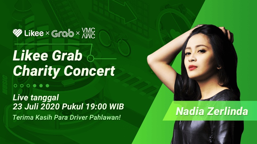 Grab dan Likee gelar konser amal daring, ada Aura Kasih lho