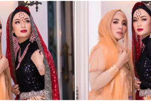7 Gaya Imel Putri saat arisan bergaya ala artis Bollywood, memesona