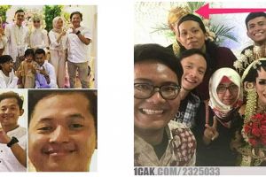 10 Momen lucu tamu undangan foto bareng pengantin ini kocak