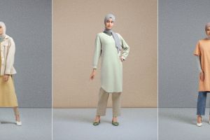 4 Gaya padupadan hijab minimalis rancangan Ayudia, elegan dan stylish