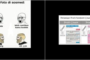 7 Meme beda postingan cowok & cewek di medsos bikin senyum tipis  