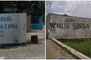 10 Tulisan nyeleneh di tembok jalanan ini bikin mikir dua kali