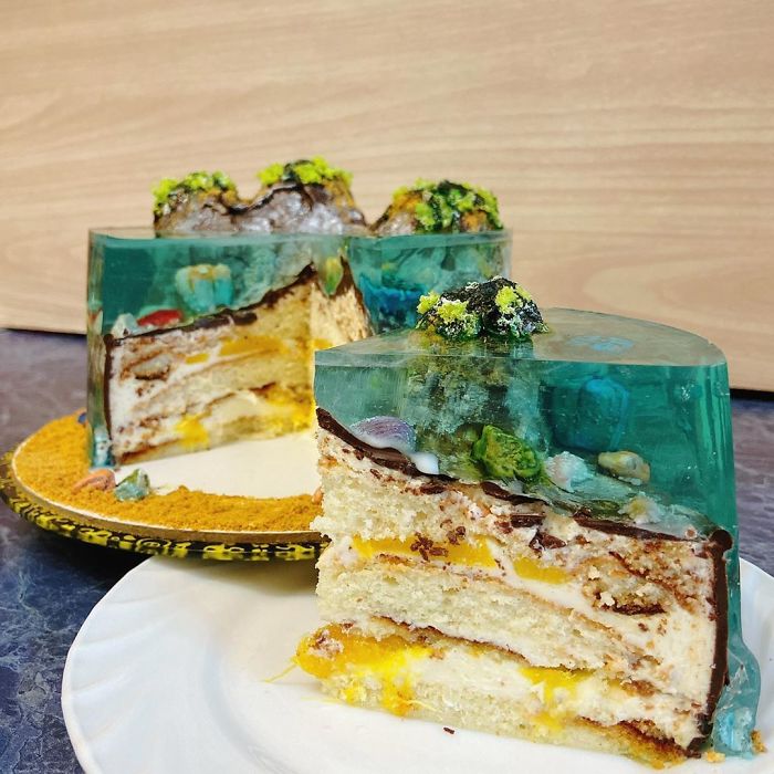 Kue tiga dimensi berbentuk pulau boredpanda Kue tiga dimensi berbentuk pulau boredpanda