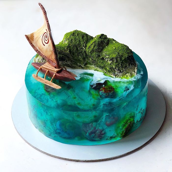 Kue tiga dimensi berbentuk pulau boredpanda Kue tiga dimensi berbentuk pulau boredpanda