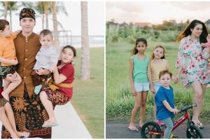 10 Potret Stefan William momong ke-4 anaknya, bukti ayah idaman