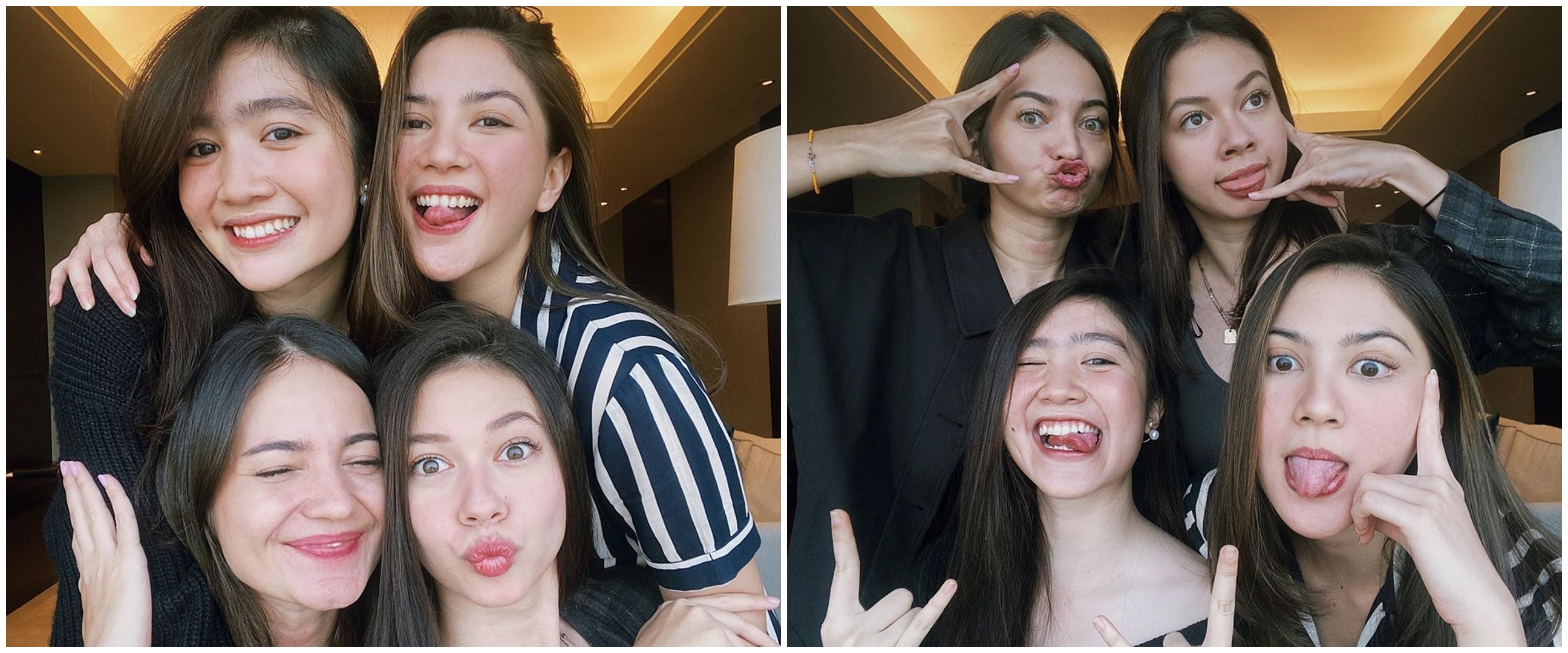 8 Potret persahabatan Enzy Storia, Jessica Mila, Febby, dan Yuki Kato